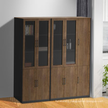 office furniture customized 3 door office cabinet bookshelf modern design office wood filing cabinet file storage cabinet